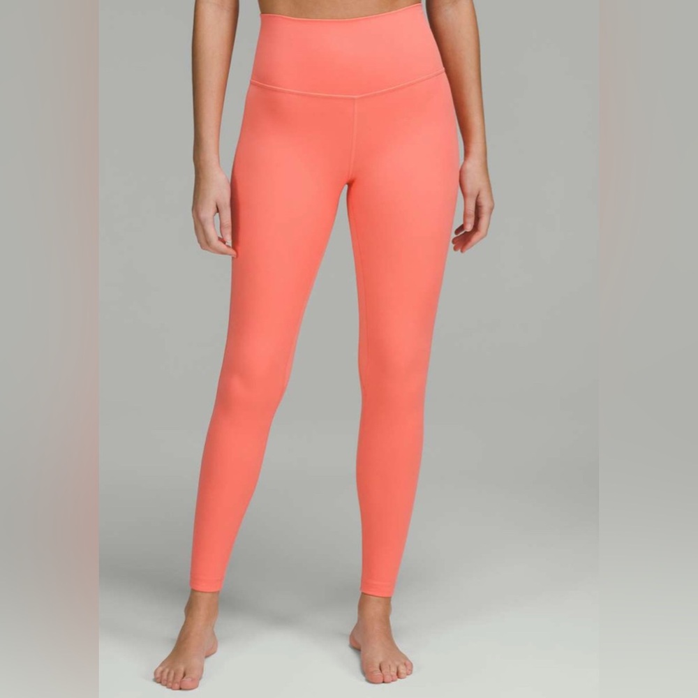 Lululemon Align Highlighter Coral Leggings size 6 - Picture 11 of 17